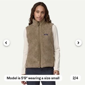 Patagonia Los Gatos Fleece Teddy Vest size L